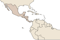 Image of Mexico and Central America